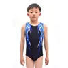 Justaucorps de gymnastique pour garçons costumes pour enfants bleu spandex hommes compétition danse filles maillots de bain justaucorps de gymnastique