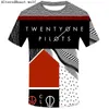 Twenty One Pilots Män 3D T-shirt Män Harajuku Topp Hip Hop Man's T-shirt Streetwear Mor Toppar Modig Mens Kläder Tshirt Y19072201