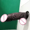 Thierry 1004287 pouces énormes gode noir épais coq réaliste grand pénis gros dong bite sex toys for women erotic sex promest t13097430