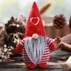 Noel Süslemeleri Noel Baba İsveçli Dolgulu Oyuncak Santa Bebek Gnome İskandinav Tomte Nordic Nisse Sockerbit Cüce Elf Ev Süsleme
