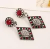 Fashion- !Earless ear clips Exquisite ladies earrings vintage alloy hollow geometric earrings jewelry wedding gift Hot!