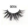 22-25mm 3D Vison Cils En Gros Naturel Épais Bande 22mm 3D Mink Lashes Emballage Personnalisé Étiquette Maquillage Dramatique Haute Qualité Faux Cils