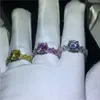 Vecalon 3 renk vintage doğum taşları yüzük 925 STERLING Gümüş Elmas Partisi Aly Band, Kadınlar İçin Mücevher Hediye6218846