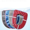 Pedestal Pan Flannel Cushion Pads Winter Warmer Soft Toilet Seat Cover Use In O-shaped Flush Comfortable Toilet Bathroom Products DH0460