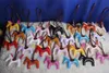 17 Colori Fashion Cute Women # 039; s Borsa pendente High-end Handmade PU Borsa portachiavi Nappa Rodeo Horse Bag Charm bag Accessori DHL Free