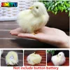 15CM Mini Sevimli Tavşanlar / Chicks Kürk Lifelike Hayvan Paskalya Tavşanı Simülasyon Tavşan Peluş Oyuncak Modeli Doğum Hediye Toptan