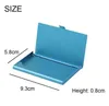 Alloy Card Holder Slim Package Business Case Box ID Card Business ID Kreditkort Hållare SN2218