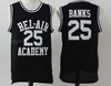 Taze Prens 14 Koleji Smith Jersey Movie Bel-Air (Bel Air) Basketbol 25 Carlton Bankalar Formalar Sarı Yeşil Siyah (TV Sitcom)