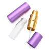 5ml 1/6Oz Portable Mini Refillable Perfume Scent Aftershave Atomizer Empty Spray Bottle With Gold Sprayer for Travel Purse LX6732