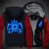 Herren Hoodies Sweatshirts Hoodie Anime Uchiha Sasuke Cosplay Mantel Uzumaki Jacke Winter Männer Dicker Reißverschluss Leuchtend