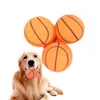 Profesyonel Kauçuk Pet Köpek Basketbol Komik Çocuklar Pet Köpek Oyuncak Squeaky Topu Yüksek Kaliteli Pet Köpek Kedi İnteraktif Eğitim Araçları