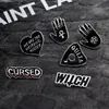 Коллекция булавок Witch Pentagram Triple Moon Wizard Brooches Witchy Goth Ювелирные Изделия лацкан для ведьмы1