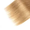 Cabello peruano coloreado 3 paquetes Recto T 1B 27 Cabello rubio Ombre Estilo Bob corto Brasileño Indio Camboyano Virgen Cabello humano We1308438