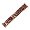 Bracciale ZWPON cinturino per orologio in vera pelle leopardo di moda Baraclets per donna con bottone a pressione Polka Spot Accessori cinturino1