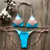 Fantastique Femmes Body Body Sexy Bikini Set chaud Stamp Sport Maillots de bain Push-up Maillot de bain rembourré Vintage femme Sexy Split Maillots de bain