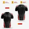 Impressão dry fit totalmente sublimação personalizado homens mulheres casais unissex camisas tênis de mesa badminton jersey frete grátis