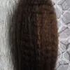 ヒトの髪の伸びのテープ純粋な色の変態ストレート100g粗いヤキレミの髪の粗いヤキのレミーの髪の髪の毛皮の皮の皮の皮膚よく見えない40pcs