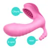 Olo fjäril dildo vibrator trådlös fjärrkontroll klitoris stimulator g-spot massager vagina tunga slickar sexleksak för kvinna mx191228