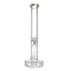 9mm Bong dickes Glas Wasser Bongs gerade Rohrbongs Wasserrohre 16 '' schweres Glas Bong Glasrohre Bongs Zylinderglas Bong