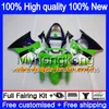 Körper für KAWASAKI ZX6R 6 R ZX636 ZX600 ZX600CC 1998 1999 336MY.4 600cc ZX636 ZX6R 98 99 ZX 636 ZX 6R 98 99 Voll Verkleidungs ​​Auf rot