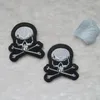 2018 New Arrival Handmade Limited For Clothing Parches Stickers 20pcs Patch Crossbones Iron-on For Poison Emblem