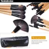 Gift Bag Of 24 Pcs Makeup Brush Sets Professional Cosmetics Brushes Eyebrow Powder Foundation Shadows Pinceaux Make Up Tools