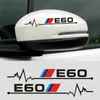 2pcs Car Rearview Mirror Stickers for BMW M Performance E30 E34 E36 E39 E46 E60 E61E87 E90 E83 F10 F20 F21 F30 F35 Car Styling Accessories