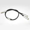 AUDIO CABLE SPLITTER 3.5mm Jack Stereo Hörlurar Audio Male till 2 Kvinnlig splitterplugg 3.5 Jackkabel för hörlurar