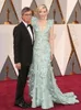 2019 Nieuwe Oscars Avondjurken met 3D Floral Applicaties beroemdheid Red Carpet Dress Custom Made Beaded Mermaid Prom-jassen