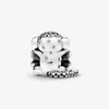 100% 925 Sterling Silver Lovely Pave Monkey Charms Fit Original European Charm Bransoletka Moda Kobiety Zaręczynowe Akcesoria Biżuteria