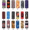 200STYLES 24 * 48cm Utomhus Seamless Magic Scarf Variety Varm Halloween Cosplay Cykel CS Skidhuvudbonader Halv ansikte Bandana Mask för cykling