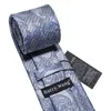 TIE EORED Warehouse TIE Blue Paisley Men039S Silk Classic Jacquard W