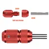 4 Colors 22mm Aluminum Alloy Professional Tattoo Machine Grip Staninless Steel Needle Bar Tube Tattoo Tool Accessories