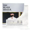 Acier en acier inoxydable Bro Forme d'outil de mise en forme de style Clippers Modèle Barbe Shaper Peigne pour les outils de modélisation de la barbe Template Peigne avec PA9526951