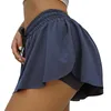 New Womens Comfy Drawstring Skorts Solid Pleated Tennis Skirt Builtin Workout Shorts Women039s Sport Athletic Yoga Skirted Sho10344424280