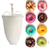 Plastik Donut Maker Machine Mold DIY Werkzeug Küche Gebäck Machen Backen Ware Machen Backen Ware Küchenzubehör