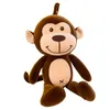 Monkey Plush doll Toys Kids Soft Plush Toys Cute Colorful Long Arm Monkey Stuffed Animal Doll Gifts New