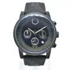 Dropshipping 42 mm chronograph quartz cuir bande de luxe de luxe concepteur montre la journée de la journée des hommes montres militaires en vente