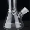 Pipa ad acqua in vetro 8.1" + downstem gratuito + braciere Colori disponibili Bong 18mm Joint Dab Oil Rig Narghilè Heady Recycler Beaker Banger 967