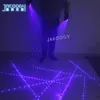 Freeshipping New 2020 Blue Laser Handskar Högkvalitativa Glödande Kläder Tillbehör Bar DJ Dancing Lights Fluorescerande rekvisita Julfest