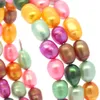 Hot style women's multi-layer pearl bracelet mixed color hand-made pearl bracelet with beads wrapped around the bracelet