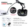 Headlamps 5W XPE Mini Led Head Lamp Torch USB Charger Headlight Lanterna With Body Motion Sensor For Camping Hunting