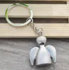 Creative Design Lovely Angel Keychain Män Kvinnor Key Holder Chain Ring Car Bag Pendant Charm Bröllop Gåvor LX1134