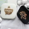 Andra modetillbehör 1pc Box Travel Portable Case Kit Rhinestone Crown Storage