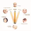 Minceur visage rouleau 24k or vibration visage beauté rouleau masseur bâton ascenseur peau resserrement barre de rides outil de soins de la peau2714979