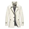 Trench coat da uomo moda autunno giacca da uomo design business casual giacca invernale spessa giacca a vento calda taglie forti 8XL 9XL