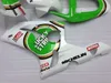 kit carenagem da motocicleta para KAWASAKI NINJA ZX 6R 600cc 03 04 ZX6R 636 2003 2004 Branca carenagens verdes definir ZX61