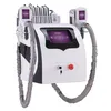 Cryolipolysfett Frysning Slimming Machine CE 2 Cryo RF Cavitation Lipo Laser 5 i 1 Viktminskning Skönhetsutrustning