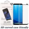 5D Full Curved Screen Protector for Samsung S10 PLUS S10 Note 10 S20 Plus Case friendly Tempered Glass for Samsung S9 Protector Film