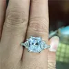 choucong Lovers Romantic Ring 925 sterling Silver 3ct Diamond cz Engagement Wedding Band Rings For Women Finger Jewelry
